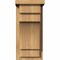 Ekena Millwork Mediterranean Smooth Corbel w/Backplate, Western Red Cedar, 7 1/2"W x 8"D x 16"H COR08X08X16MED01SWR - alternate 4